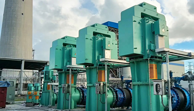 Série de pompes à arbre longue